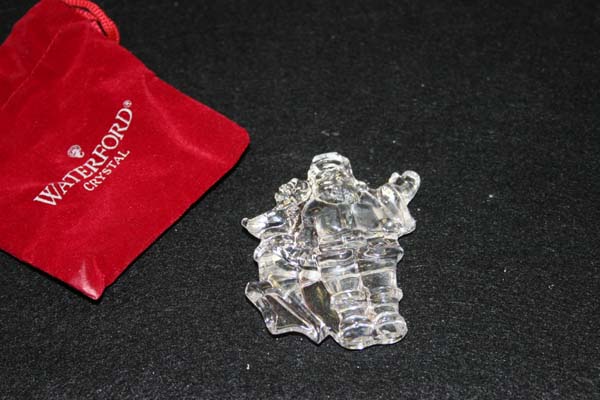 santa-wf Crystal Repair Broken Waterford Santa