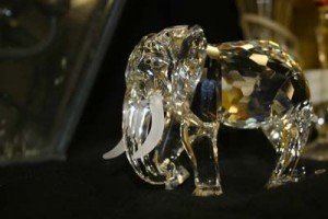 New glass tusk installed
