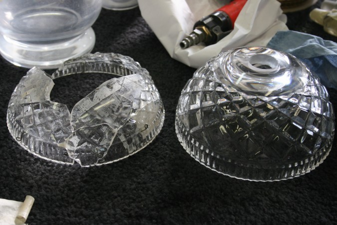 What should you look for in an antique glass repair provider?