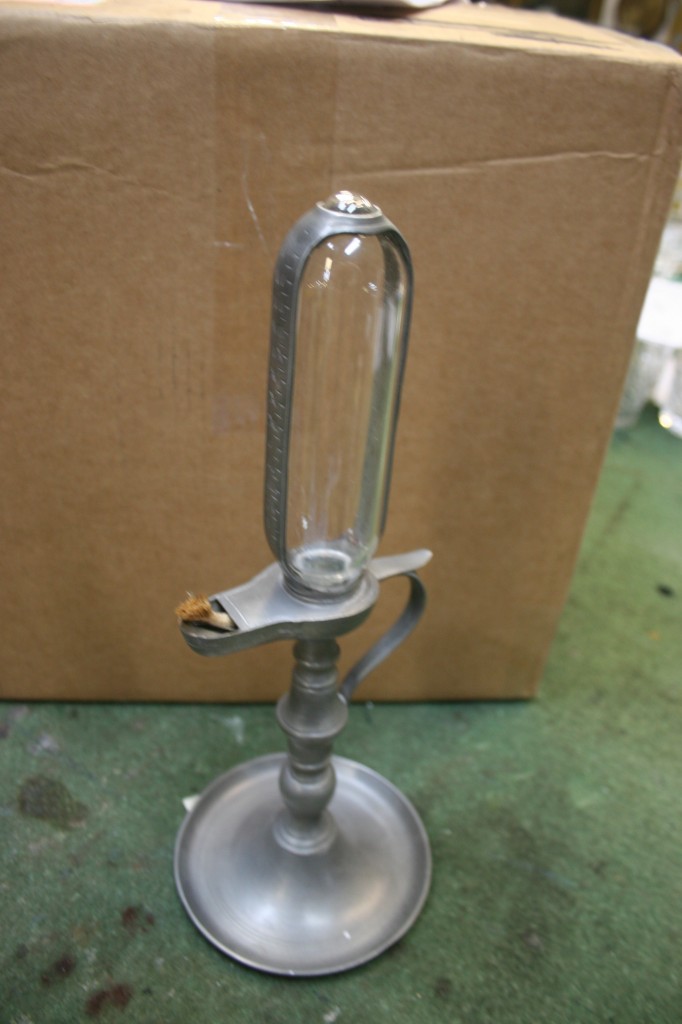 antique oil lamp repair Bruening Glass Works