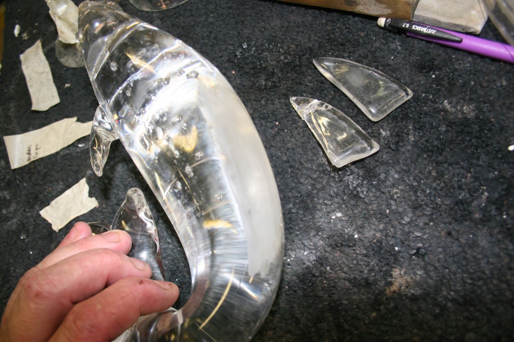 glass figurine repair Bruening Glass Works