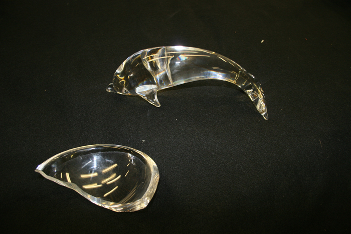 steuben crystal repair dolphin 1