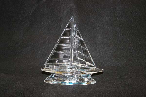 Waterford Crystal Sail Boat