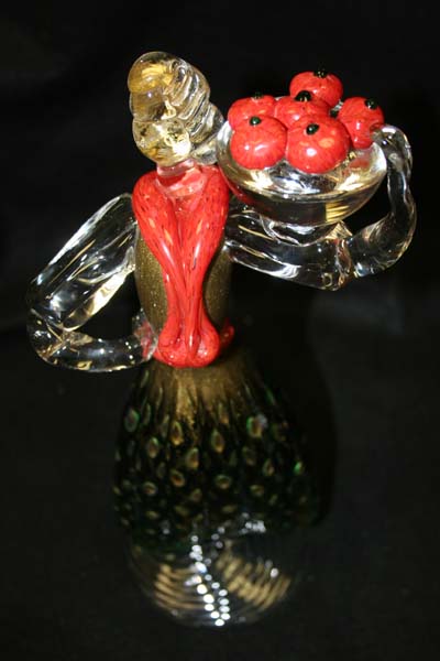 Antique Glass Figurine Venetian