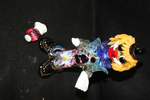 broken venitian glass clown