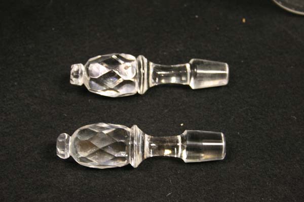crystal repair antique glass stopper  replacement  stopper