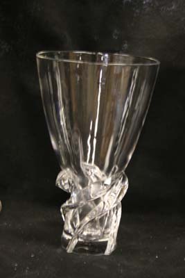 steuben vase crystal glass scratches repair polish scratched cloudy sick