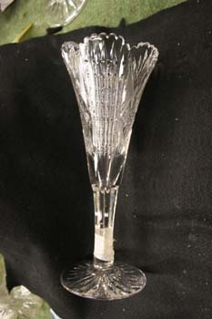 Cut Glass Cleaned Vase 