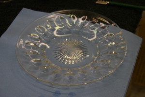 cut glass plate 