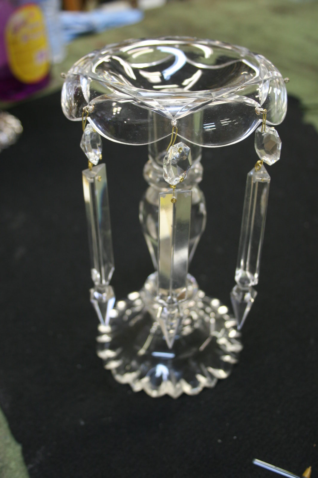 Crystal Candlestick repair Project Repair Gallery Bruening Glass Works