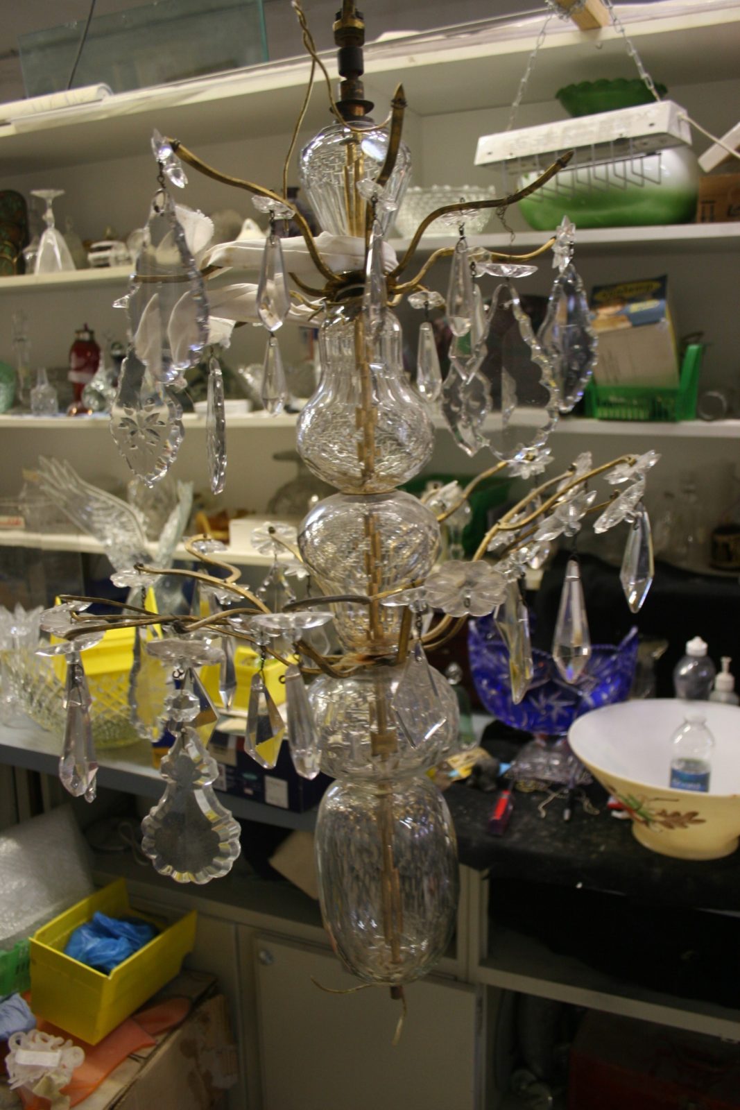 Antique Crystal Chandelier Repair Specialists Bruening Glass Works