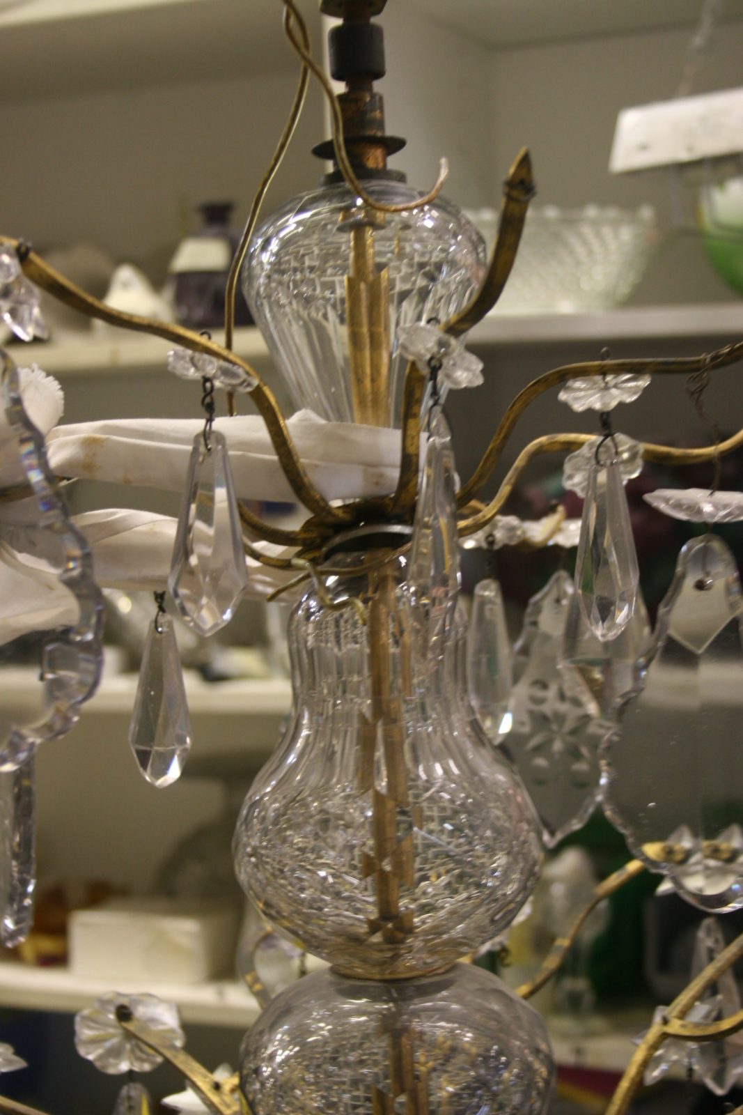 Antique Crystal Chandelier Repair Specialists Bruening Glass Works