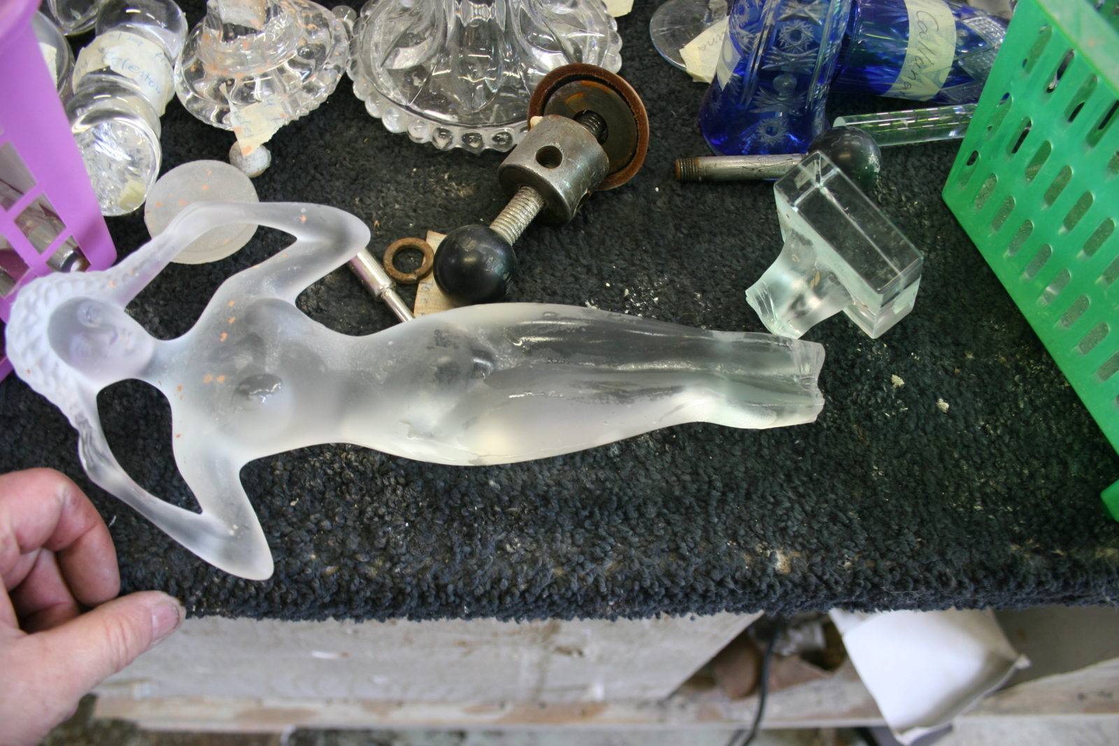 Glass Figurine Repair Project Repair Gallery Bruening Glass Works