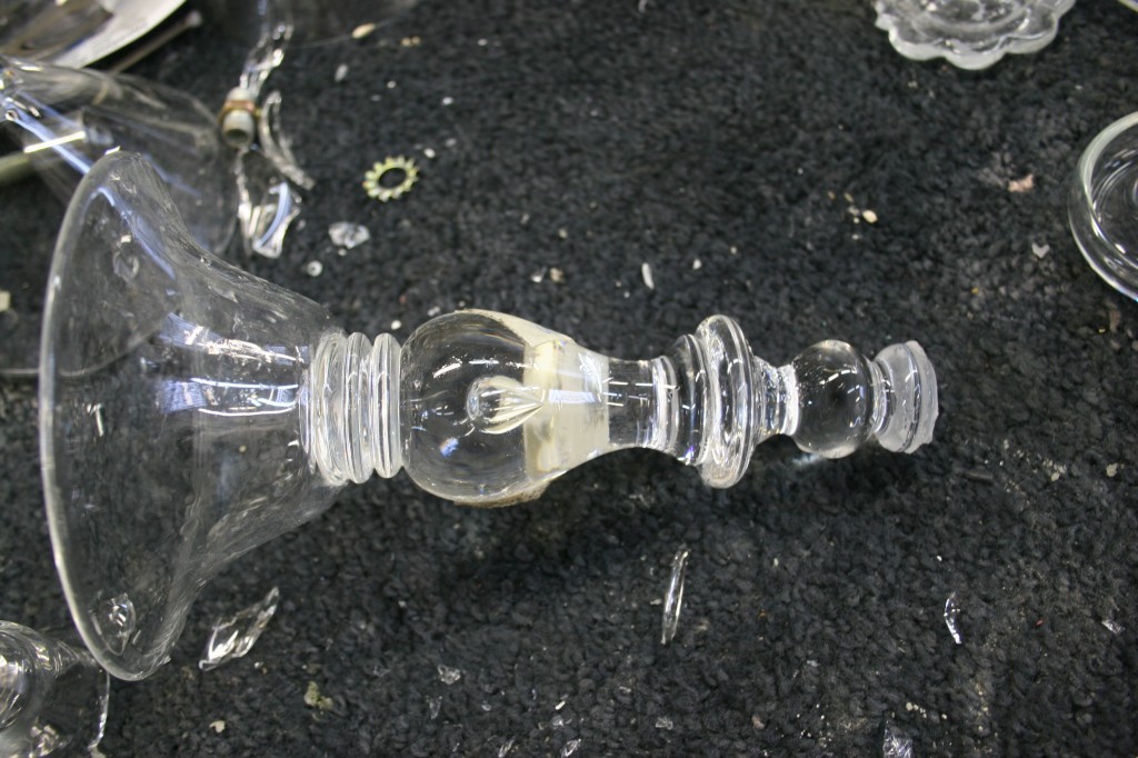 Crystal Candlestick repair Project Repair Gallery Bruening Glass Works