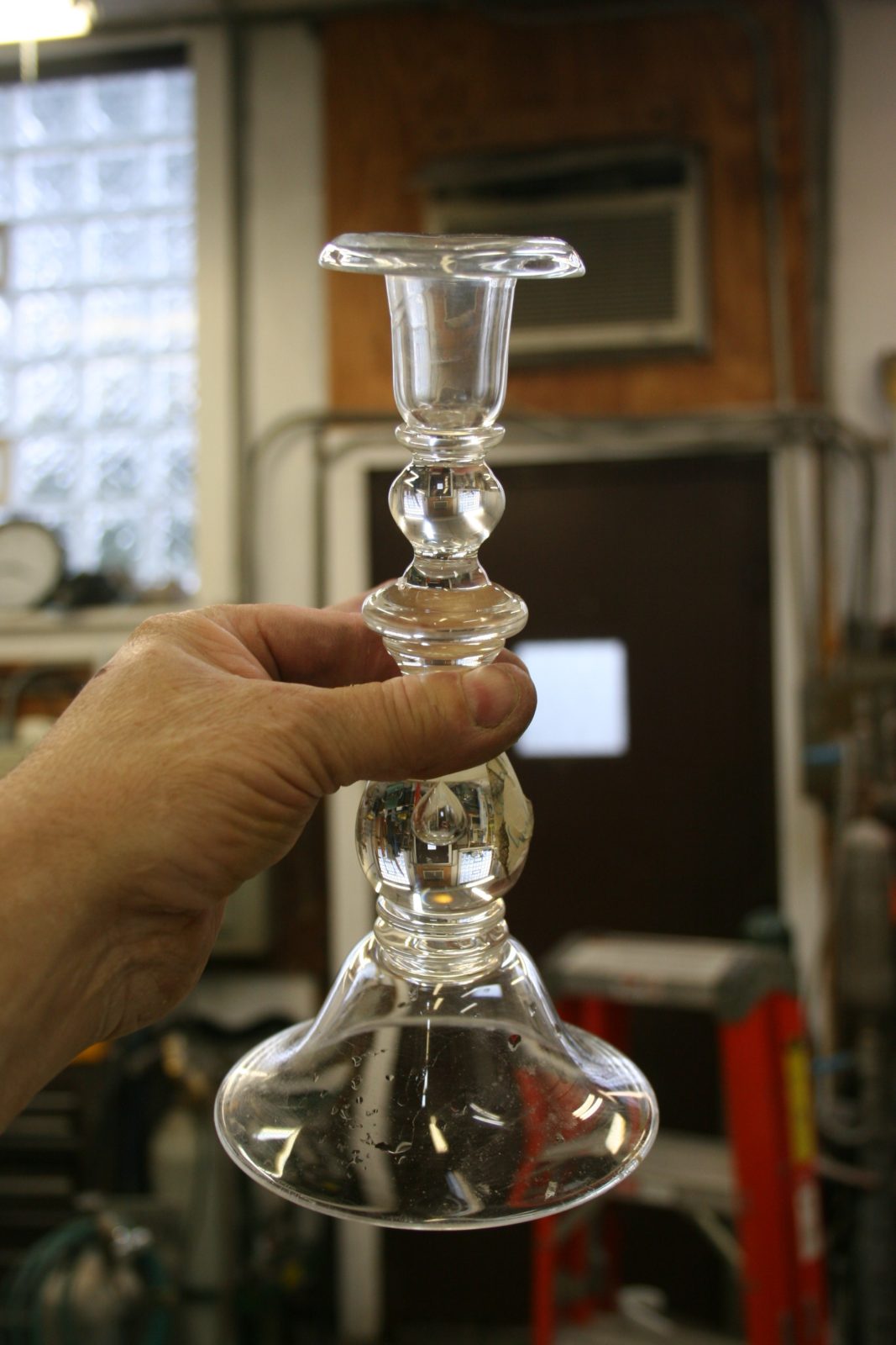 Crystal Candlestick repair Project Repair Gallery Bruening Glass Works