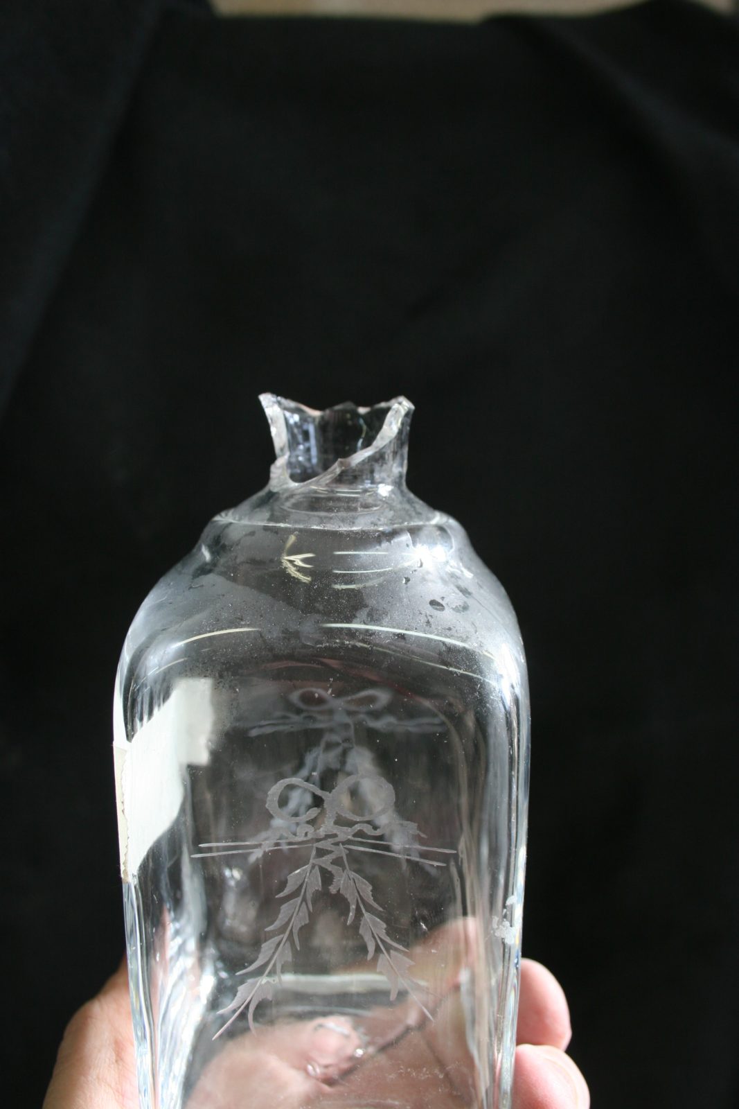 Broken Decanter Repair Project Repair Gallery Bruening Glass Works