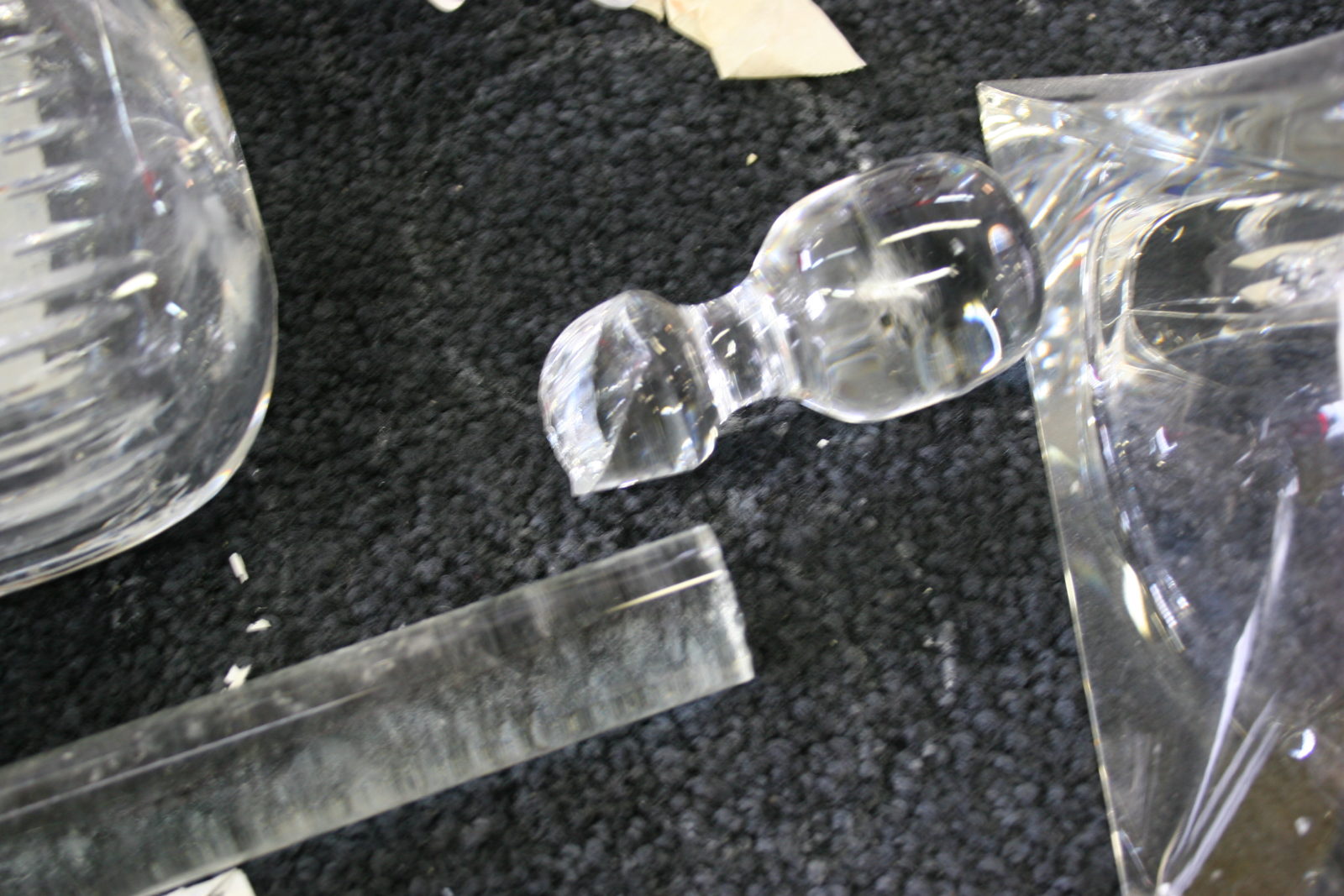 Broken Decanter Repair Project Repair Gallery Bruening Glass Works