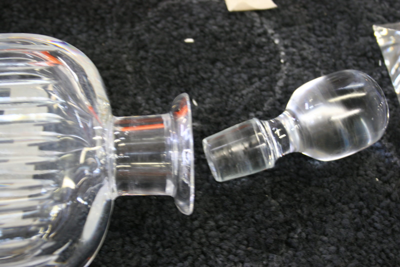 Broken Decanter Repair Project Repair Gallery Bruening Glass Works
