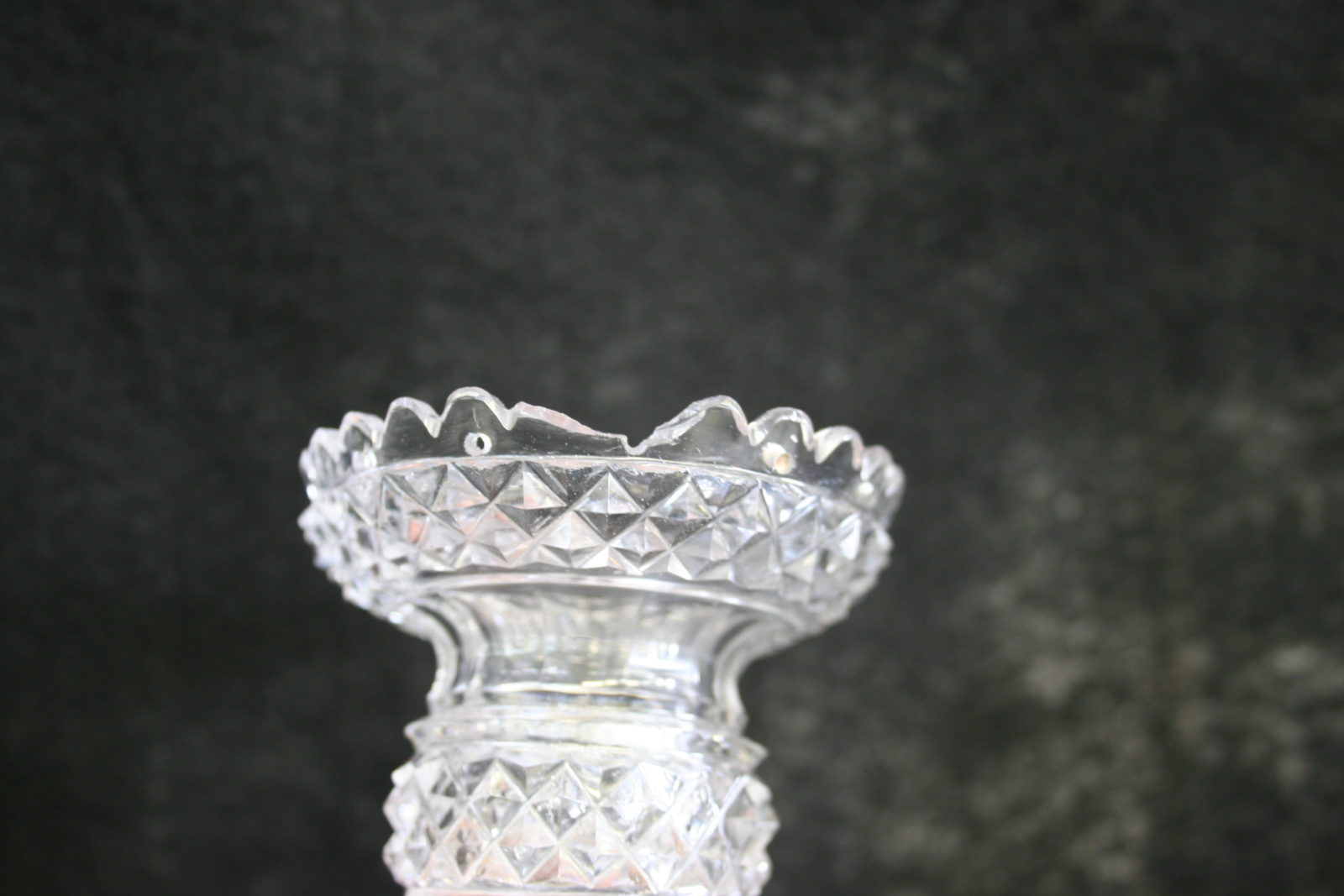 antique crystal candelabra repair broken glass missing piece Bruening