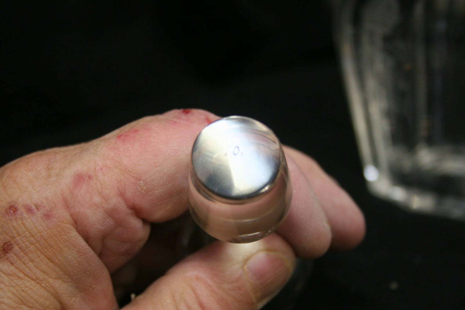 Broken Decanter Repair Project Repair Gallery Bruening Glass Works