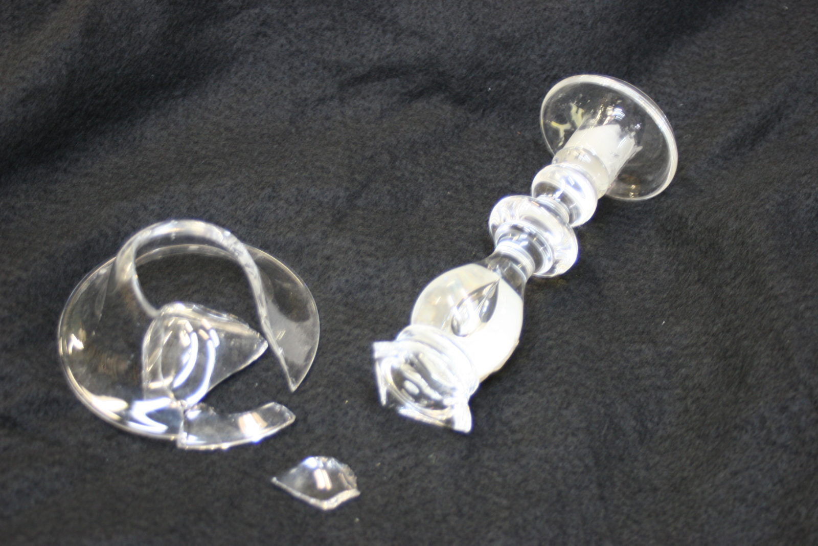 Crystal Candlestick repair Project Repair Gallery Bruening Glass Works
