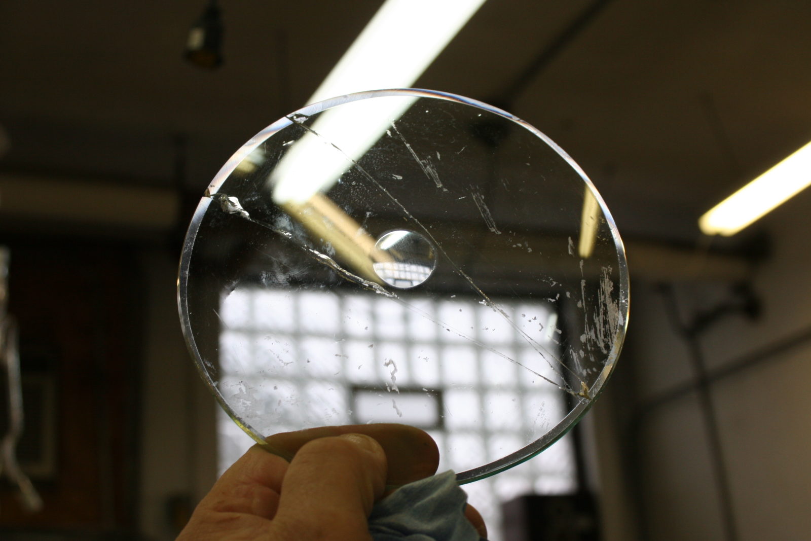 Beveled Glass Lens Project Repair Gallery Bruening Glass Works