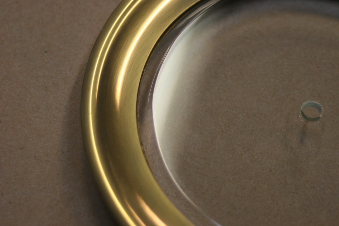 antique beveled glass lens