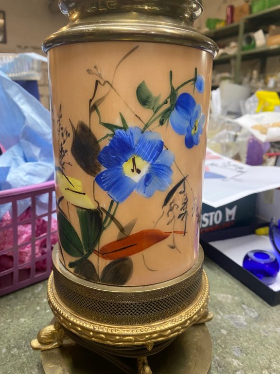 Antique Glass Repair Project Repair Gallery Bruening Glass Works