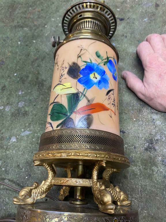 Antique Glass Repair Project Repair Gallery Bruening Glass Works