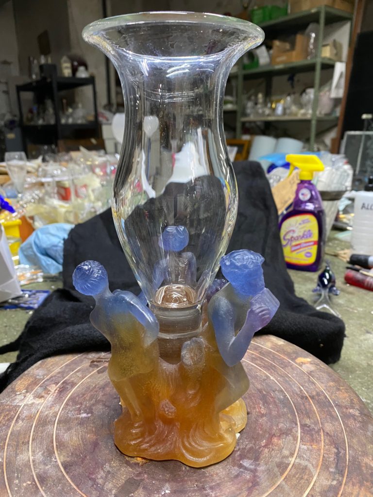 Broken Crystal Repair Project Repair Gallery Bruening Glass Works